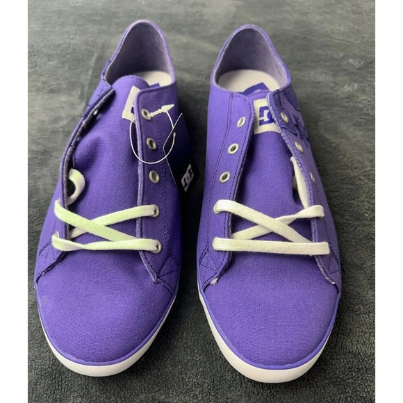 DC Women's Cleo Shoes Purple Size 11 Skate Canvas Sneakers - Picture 5 of 17